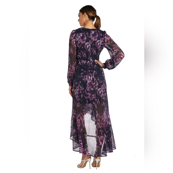 🌜NIGHTWAY DRESSES Wrap Style, Hi-Lo Formal Dress - Picture 4 of 16